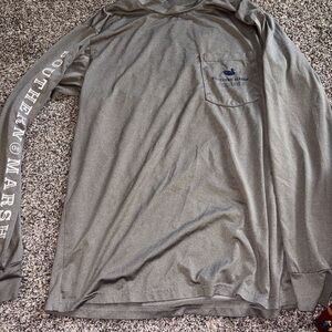 Southern Marsh Charcoal Long Sleeve Tee